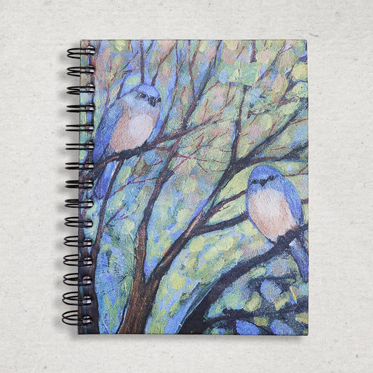Large Notebook - Blue Birds