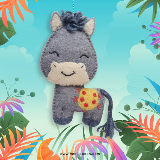 Felt Ornament Danny the Donkey