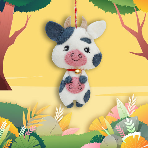 Felt Ornament - Cow