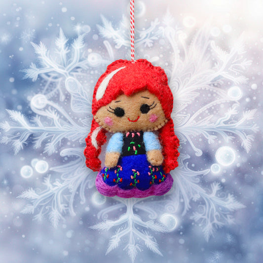 Felt Ornament - Brave Princess