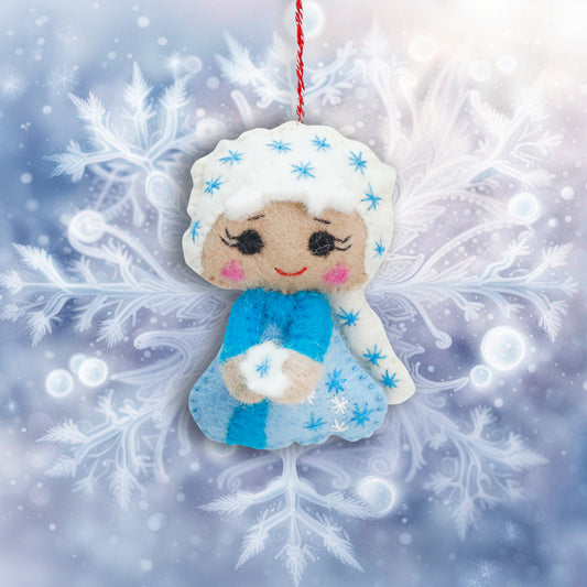 Felt Ornament - Snow Queen