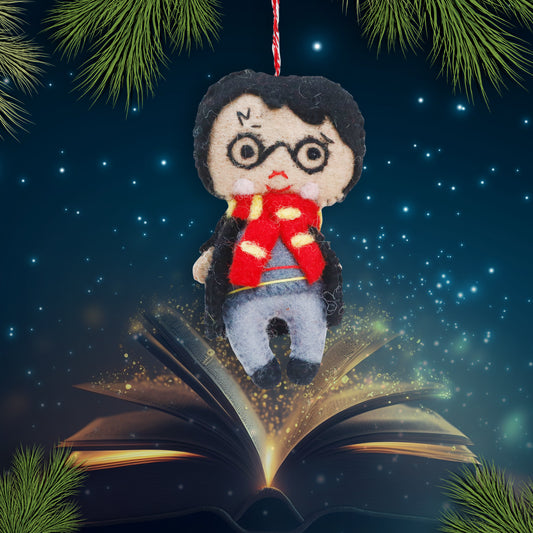 Felt Ornament - Wizard Boy Inspired
