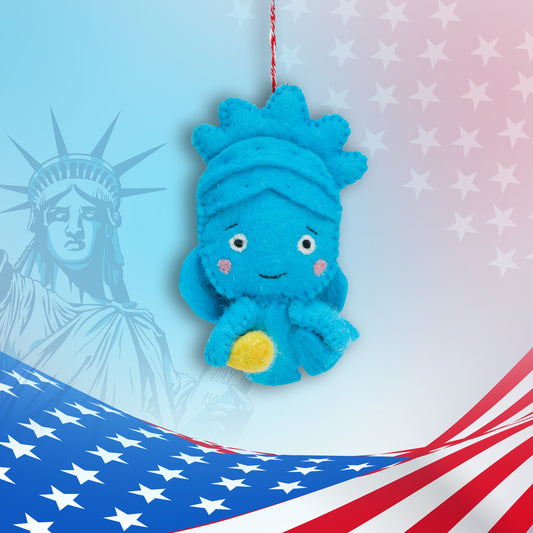 Felt Ornament -   Statue of Liberty