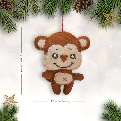 Felt Ornament - Monkey