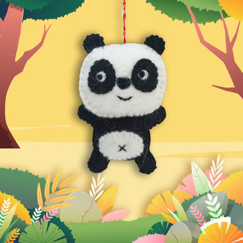 Felt Ornament - Panda