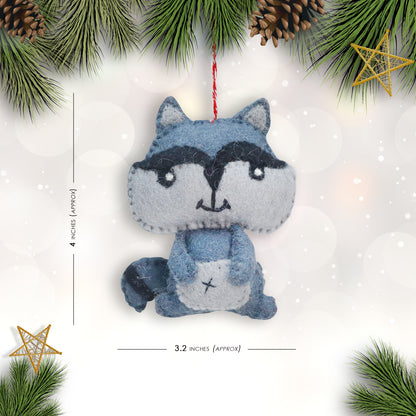 Felt Ornament - Raccoon