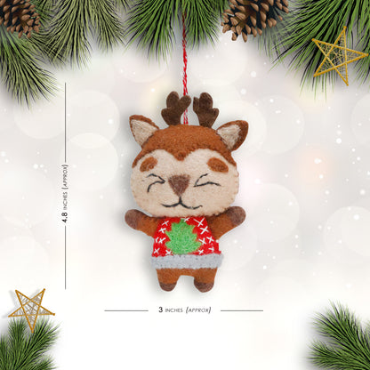 Felt Ornament - Reindeer