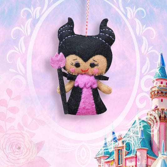 Felt Ornament - Dark Fairy Ornament