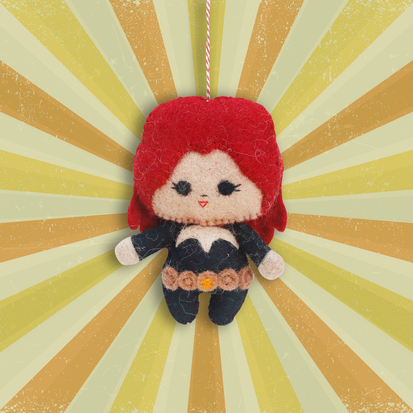 Felt Ornament - Scarlet Phantom