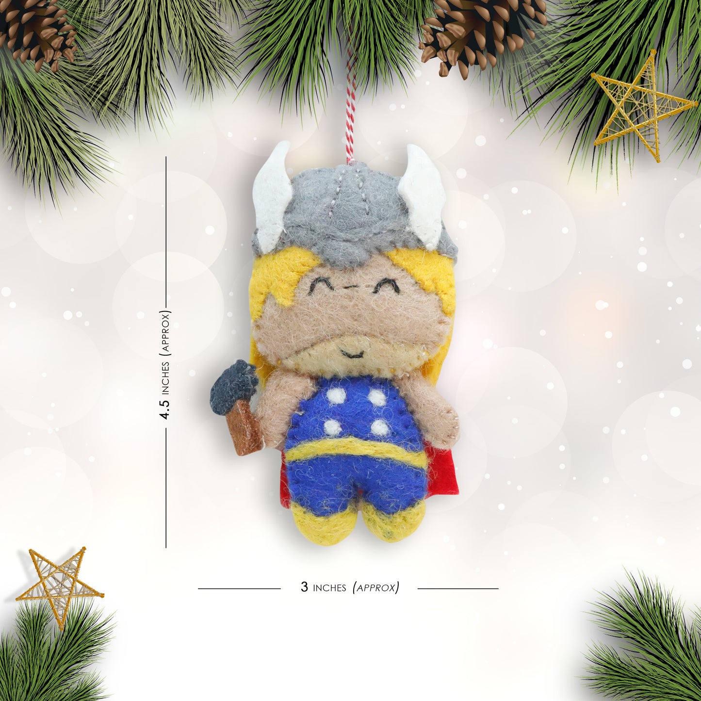 Felt Ornament - Odinson Inspired