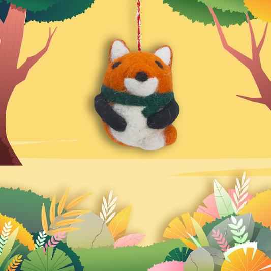 Felt Ornament - Tuft Fox