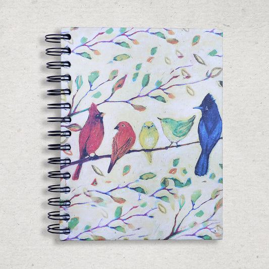 Large Notebook - Five Birds