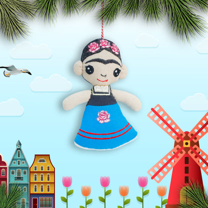 Fabric Onament - Frida
