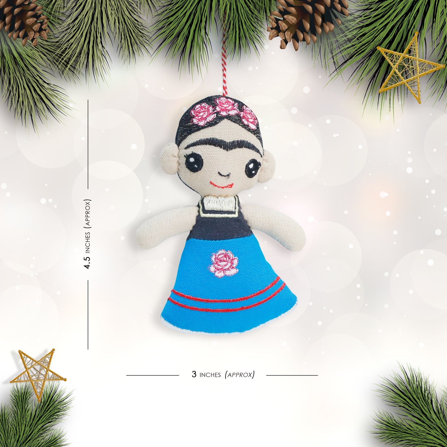 Fabric Onament - Frida