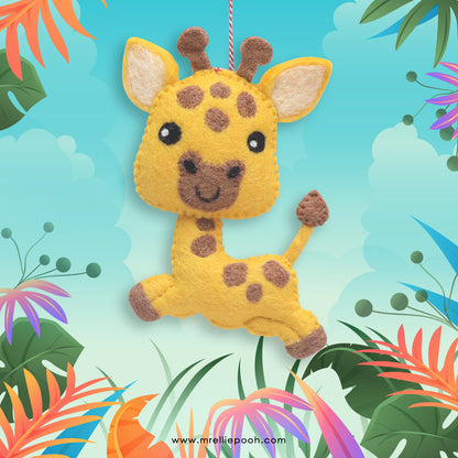 Felt Ornament Gigi the Giraffe