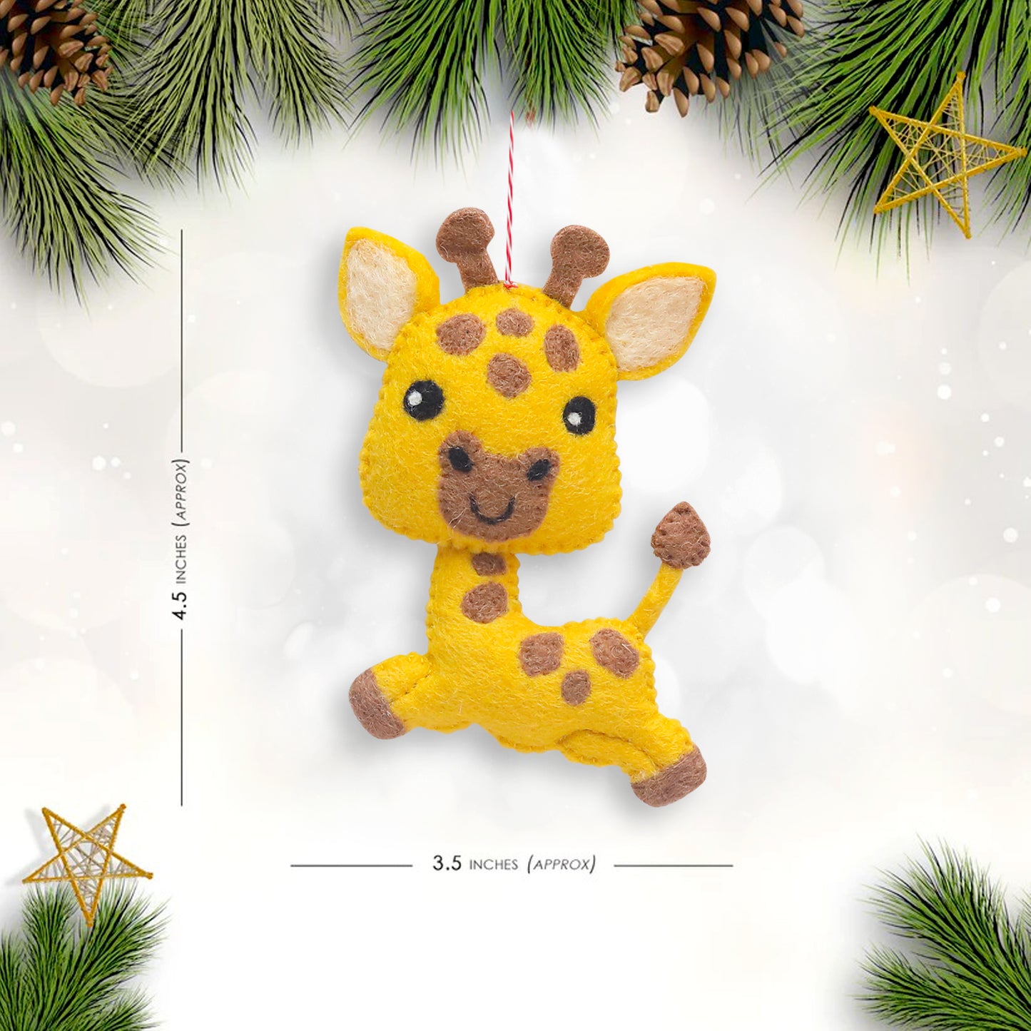 Felt Ornament Gigi the Giraffe