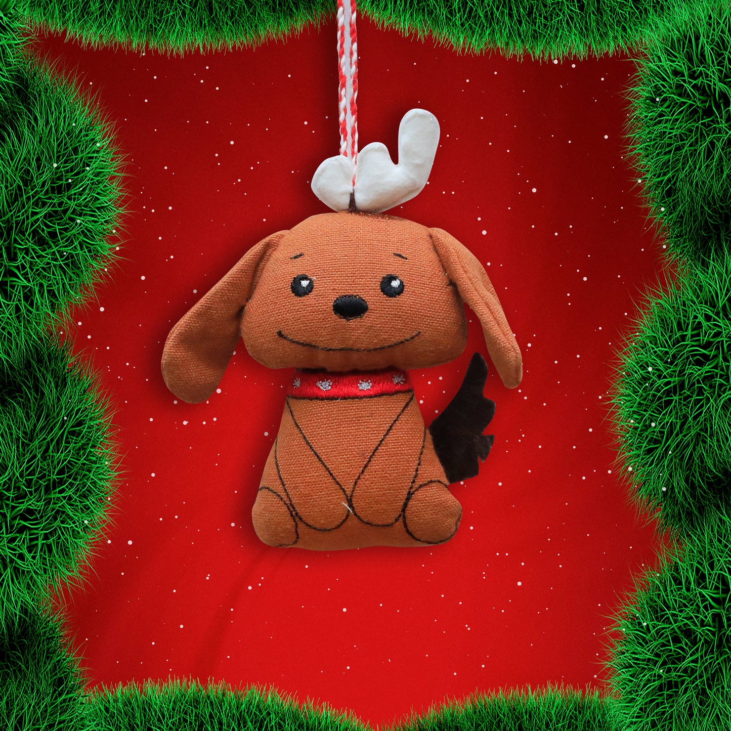Organic Cotton Ornament - Barkley