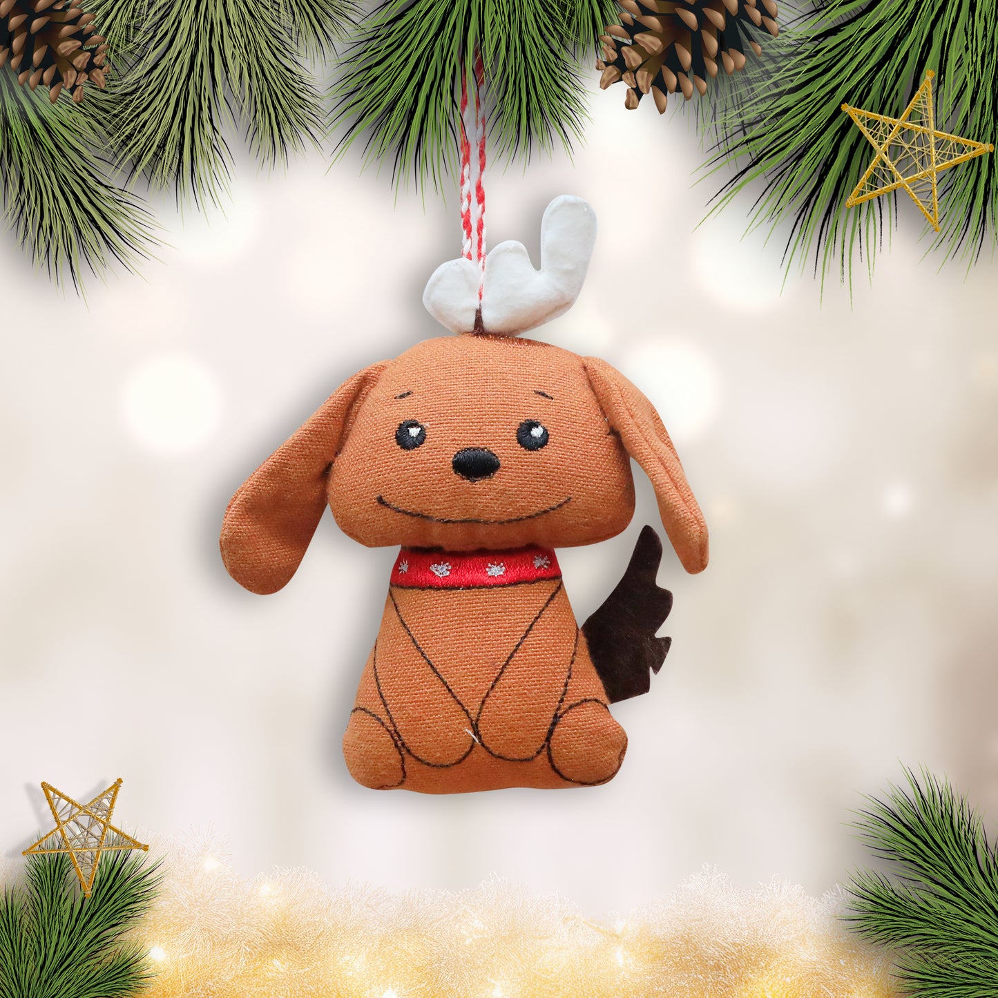 Organic Cotton Ornament - Barkley