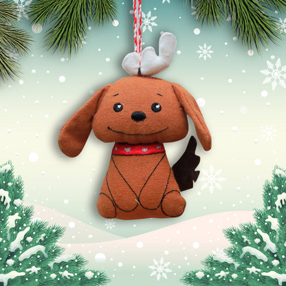 Organic Cotton Ornament - Barkley