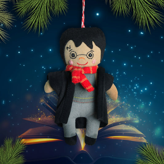 Organic Cotton Ornament - Wizard Boy