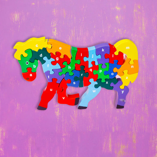 Wooden Puzzle Horse