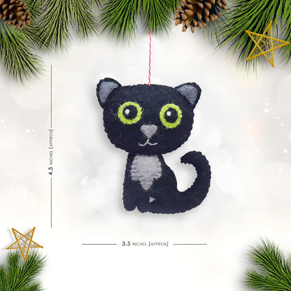 Felt Ornament Luna the Cat