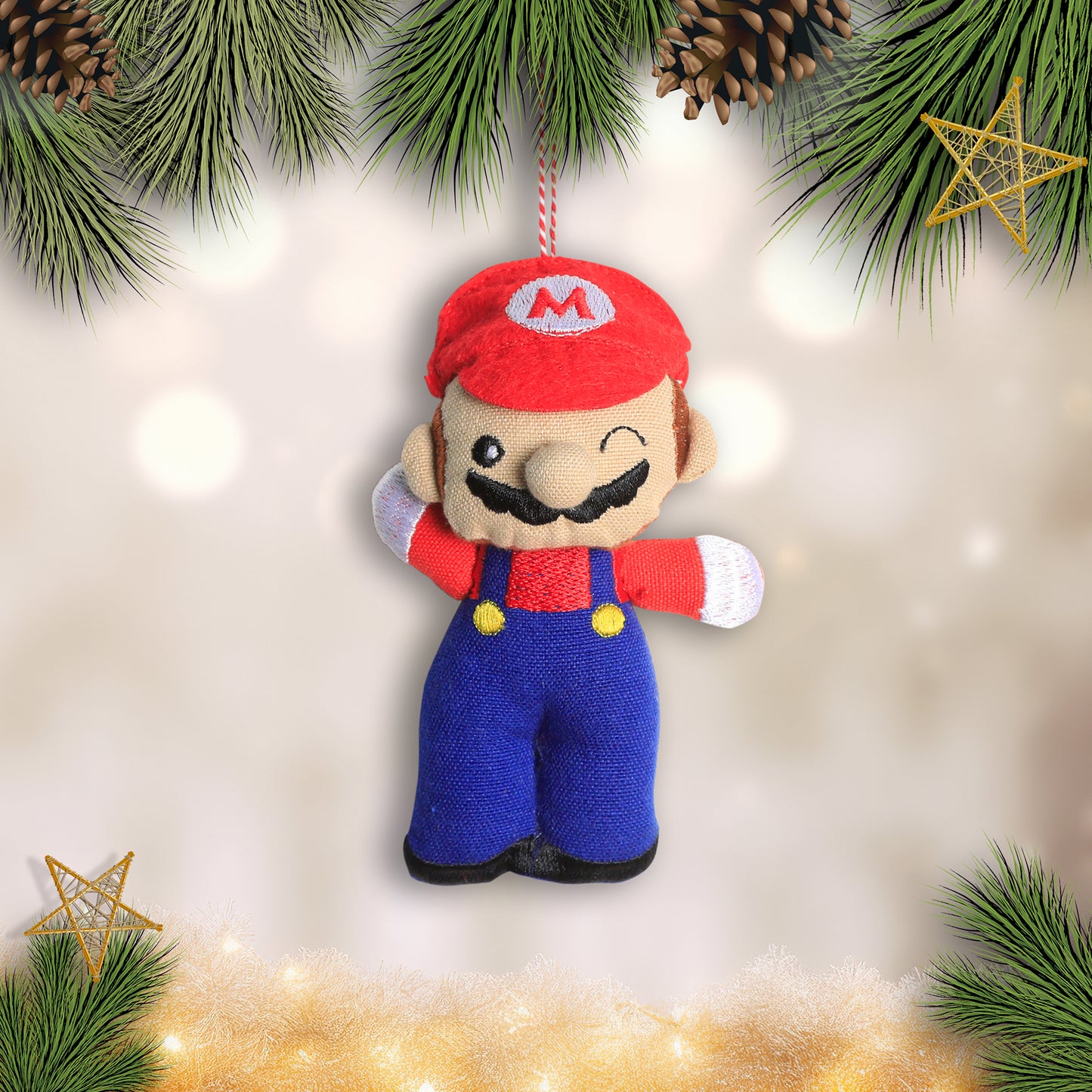 Organic Cotton Ornament - Plumber Brother
