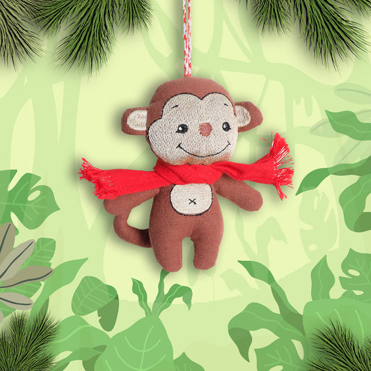 Organic Cotton Ornament - Monkey