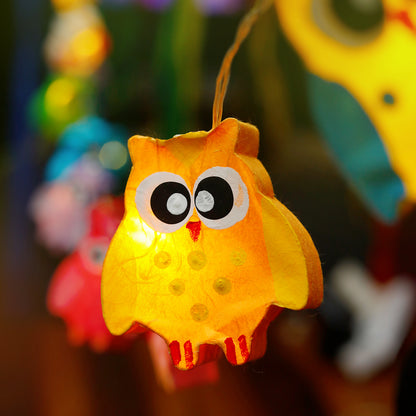 Plug-In String Lights Owls