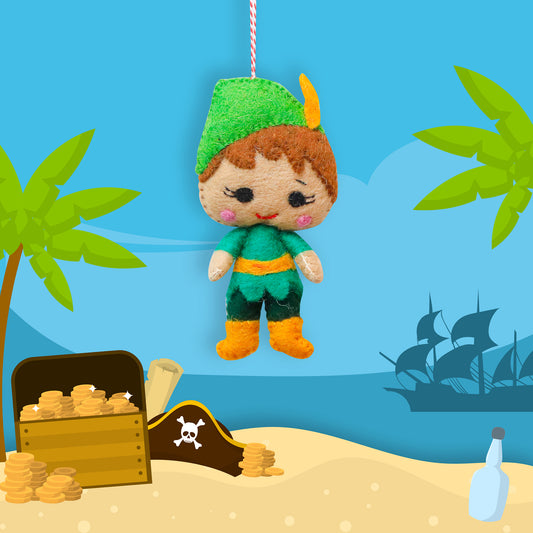 Felt Ornament - P. Pan