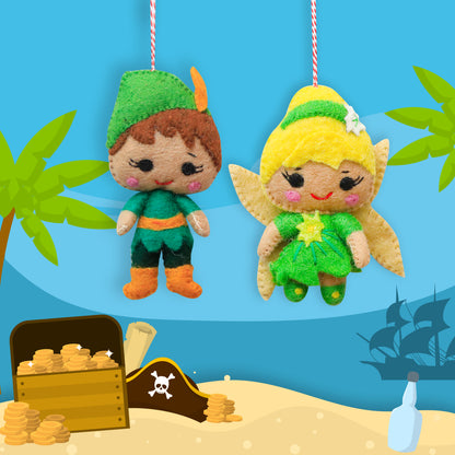 Felt Ornament - P. Pan