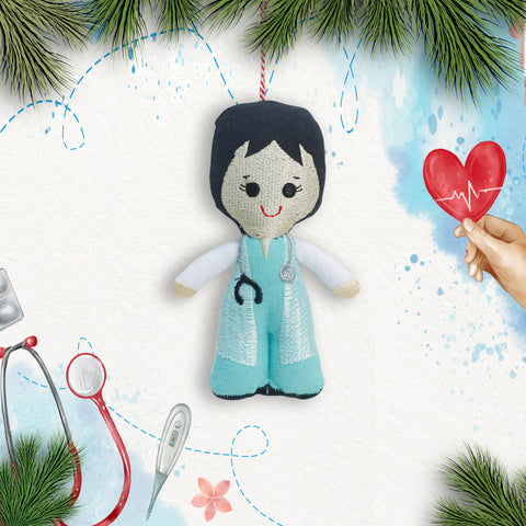 Organic Cotton Ornament - F. Doctor