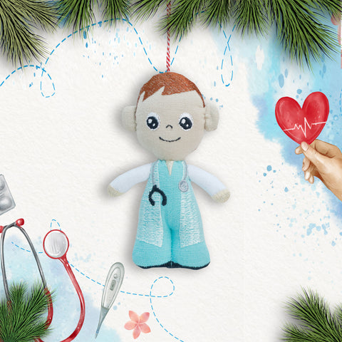 Organic Cotton Ornament - M. Doctor