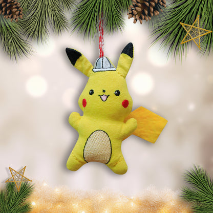 Organic Cotton Ornament - Electric Mouse