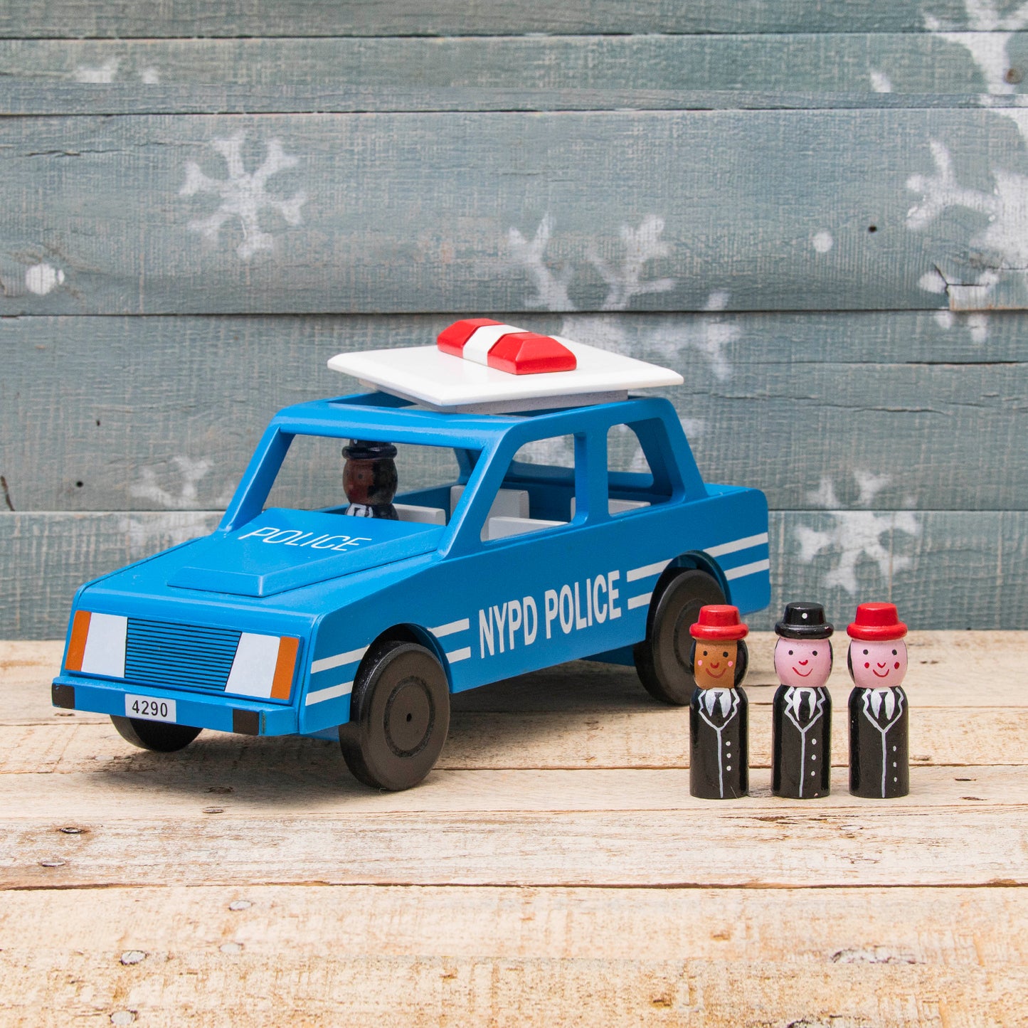 Wooden NYPD Police Car