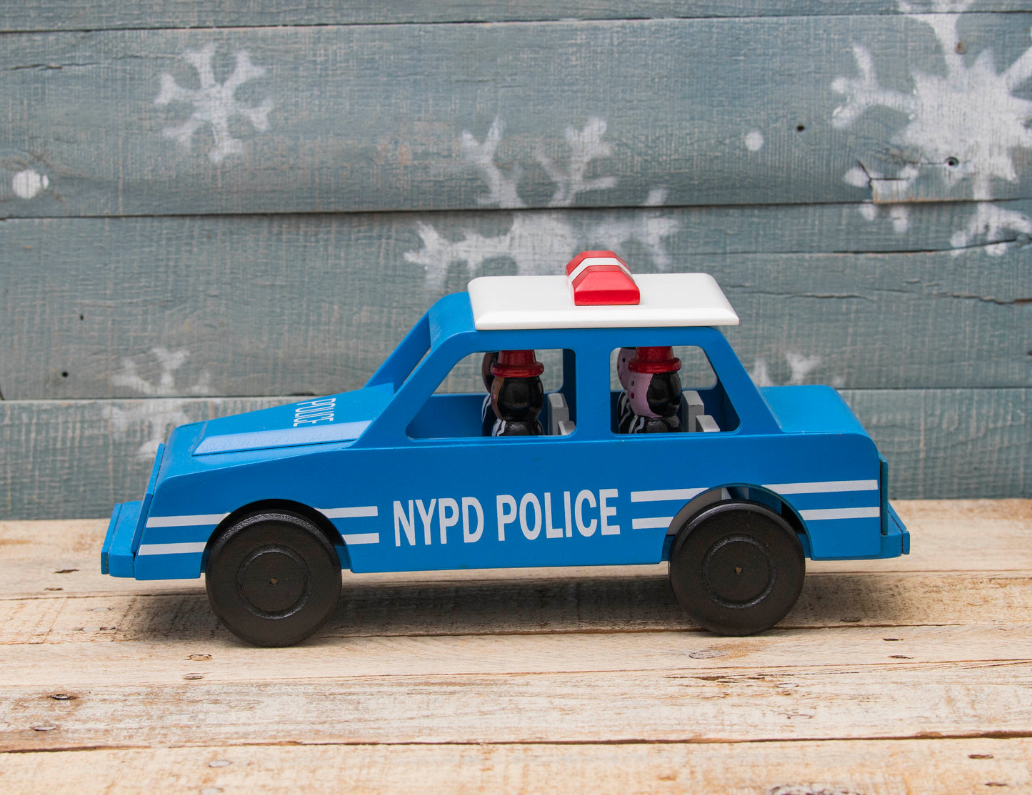 Wooden NYPD Police Car