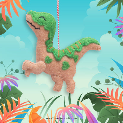 Felt Ornament Rafi the Raptor