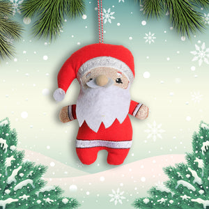 Organic Cotton Ornament - Santa