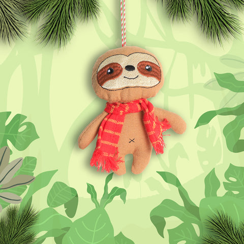 Organic Cotton Ornament - Sloth