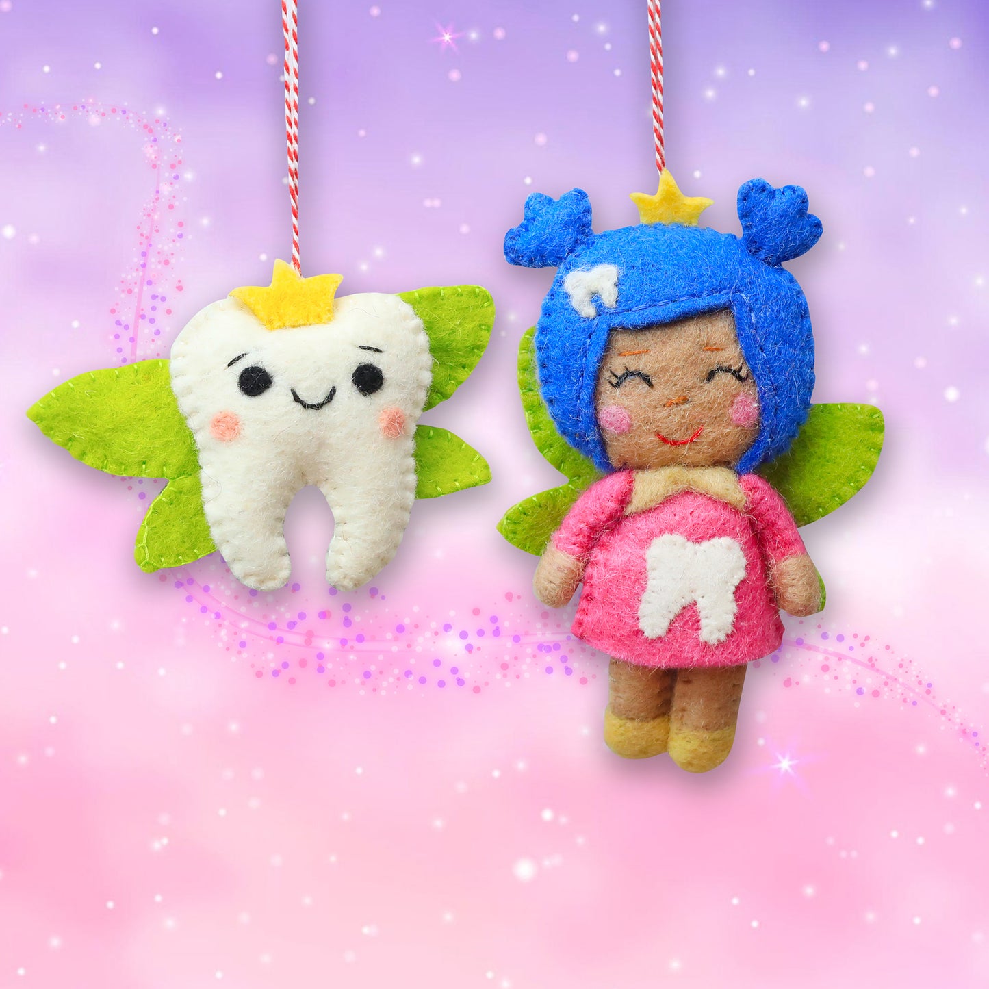 Felt Ornament - Tooth Fairy Inspired