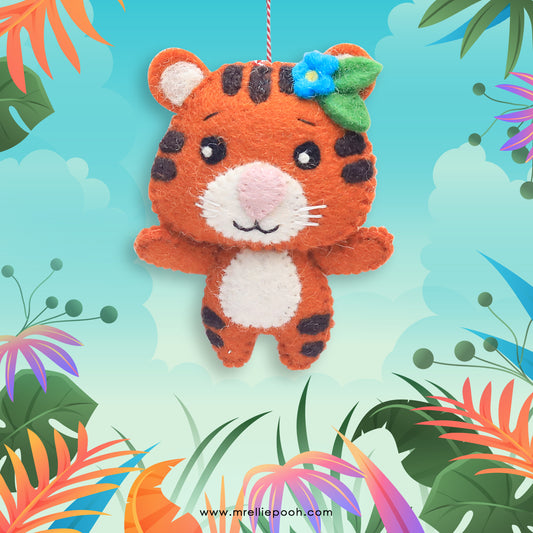Felt Ornament Tina the Tiger