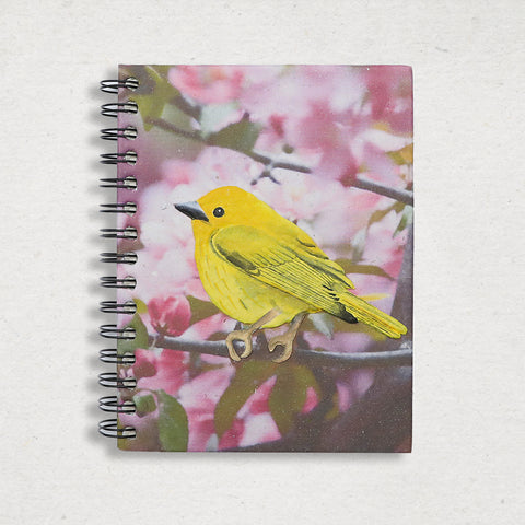 Large Notebook - Yellow Warbler