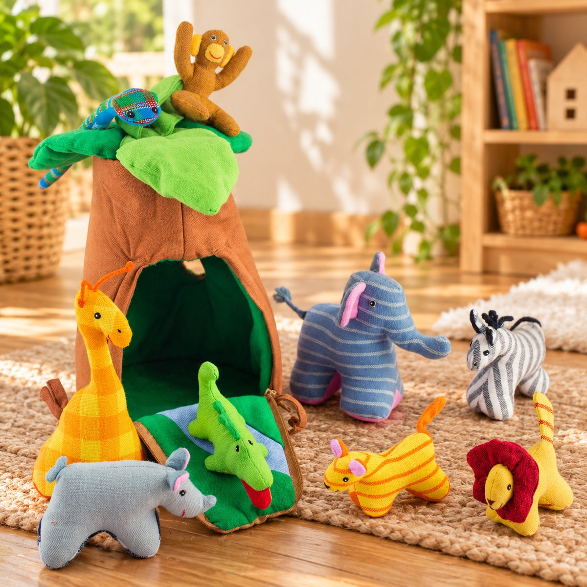 Jungle Tree playhouse lifestyle photograph