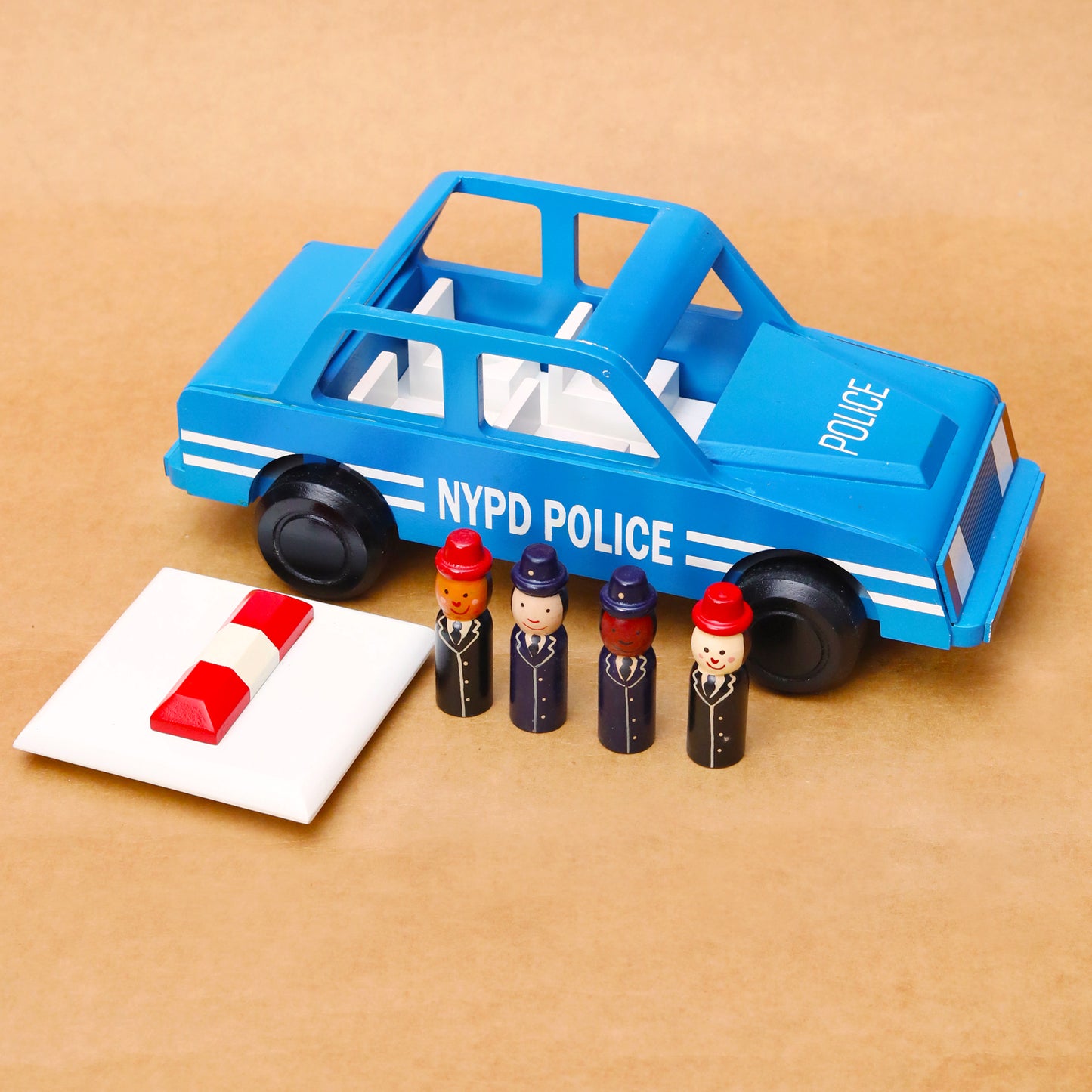 Wooden NYPD Police Car