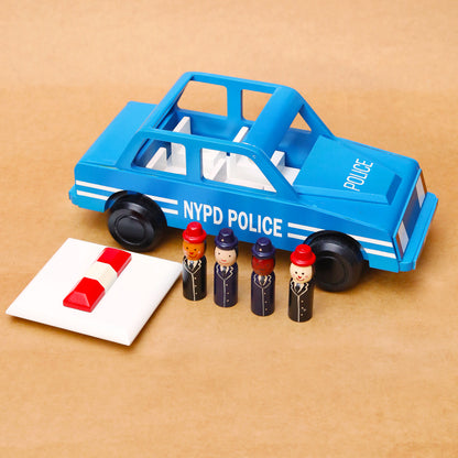 Wooden NYPD Police Car