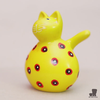 Soapstone Fat Cat Yellow