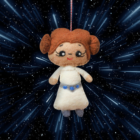 Felt Ornament - Rebel Princess