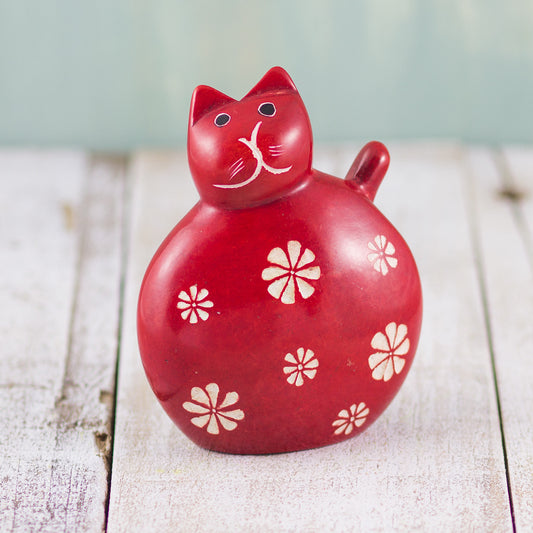 Soapstone Fat Cat Red (w)