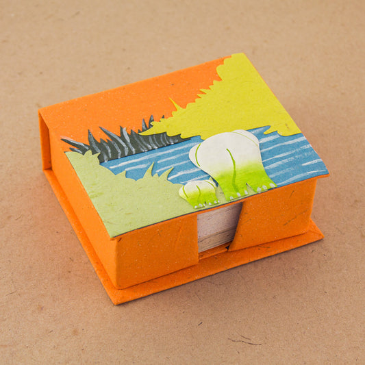 Note Box Mama and Baby Butts Orange (w)