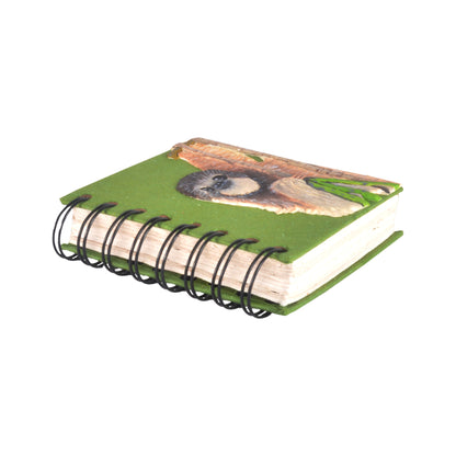 Small Notebook Three-toed Sloth Dark Green